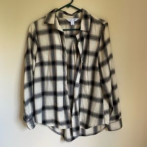 Plaid button down